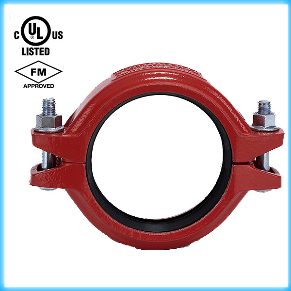 UL Listed, FM Approval Ductile Iron Grooved Flexible Clamps 1'-33.7