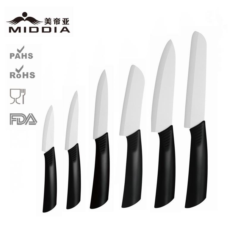 Durable Ceramic Blade Kitchen Knife Set for 3 Designs