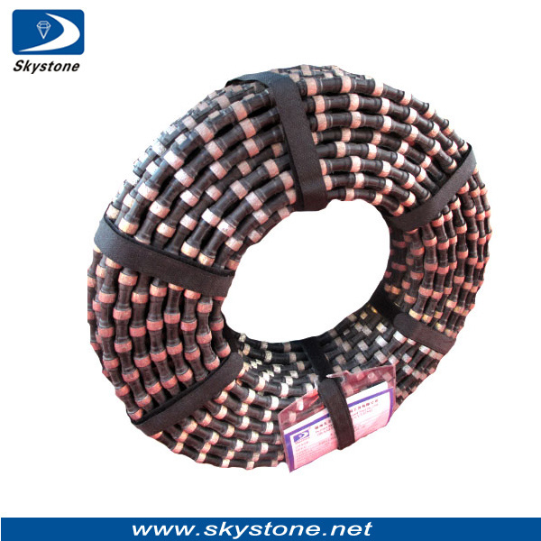 Skystone Wire Saw with Rubber for Granite Cutting