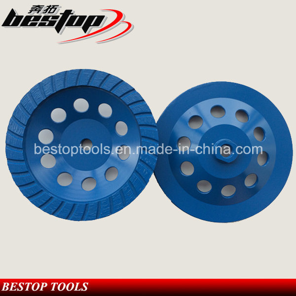 D180mm Cup Wheel with M16 Threaded for Concrete Dry Grinding