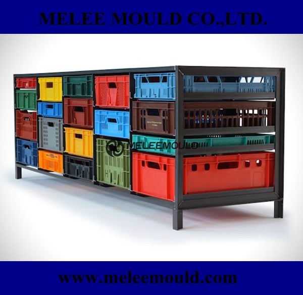 Recylced Turned Home Storage Plastic Crates Mould