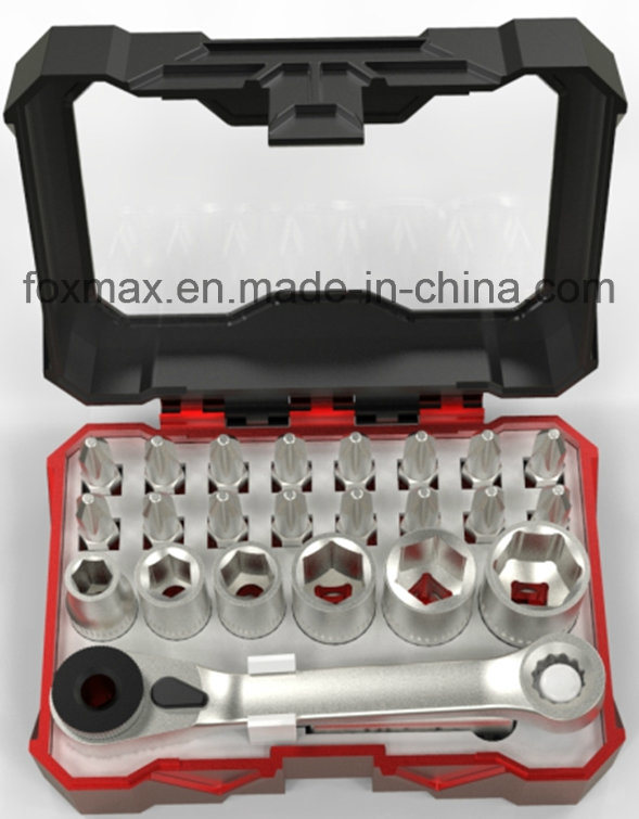 24 PC Screwdriver Bit Set with Colour Ring / Tool Kit (FST-015)