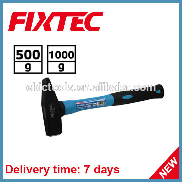 Fixtec Handtools Hardware 1000g Machinist Hammer with Fiber Handle
