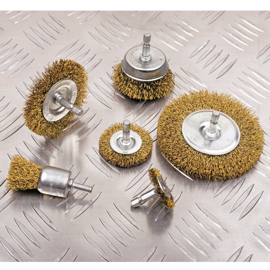 Power Tools Accessories 6PCS Steel Wire Brush Set