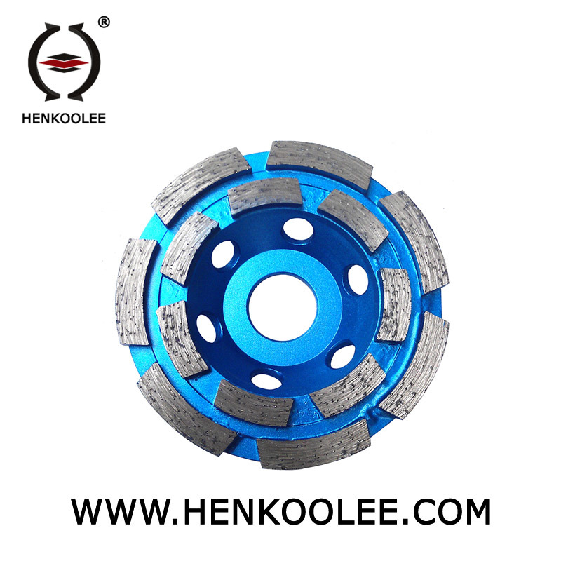 Double Row Cup Diamond Grinding Wheel for Stone