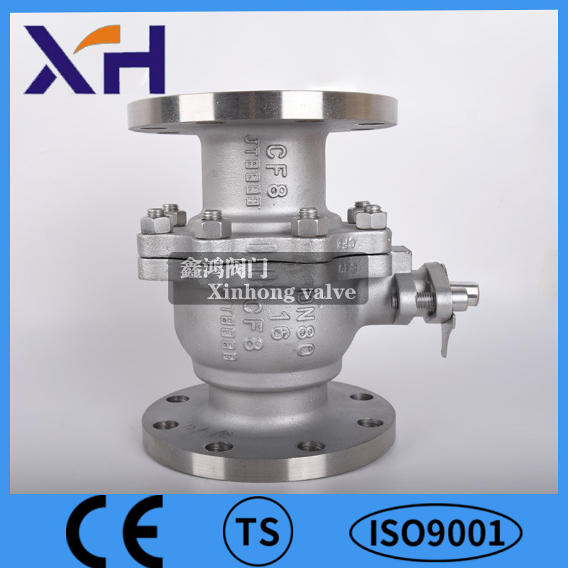 304 Stainless Steel Hight Quality Flanged Ball Valve Dn15