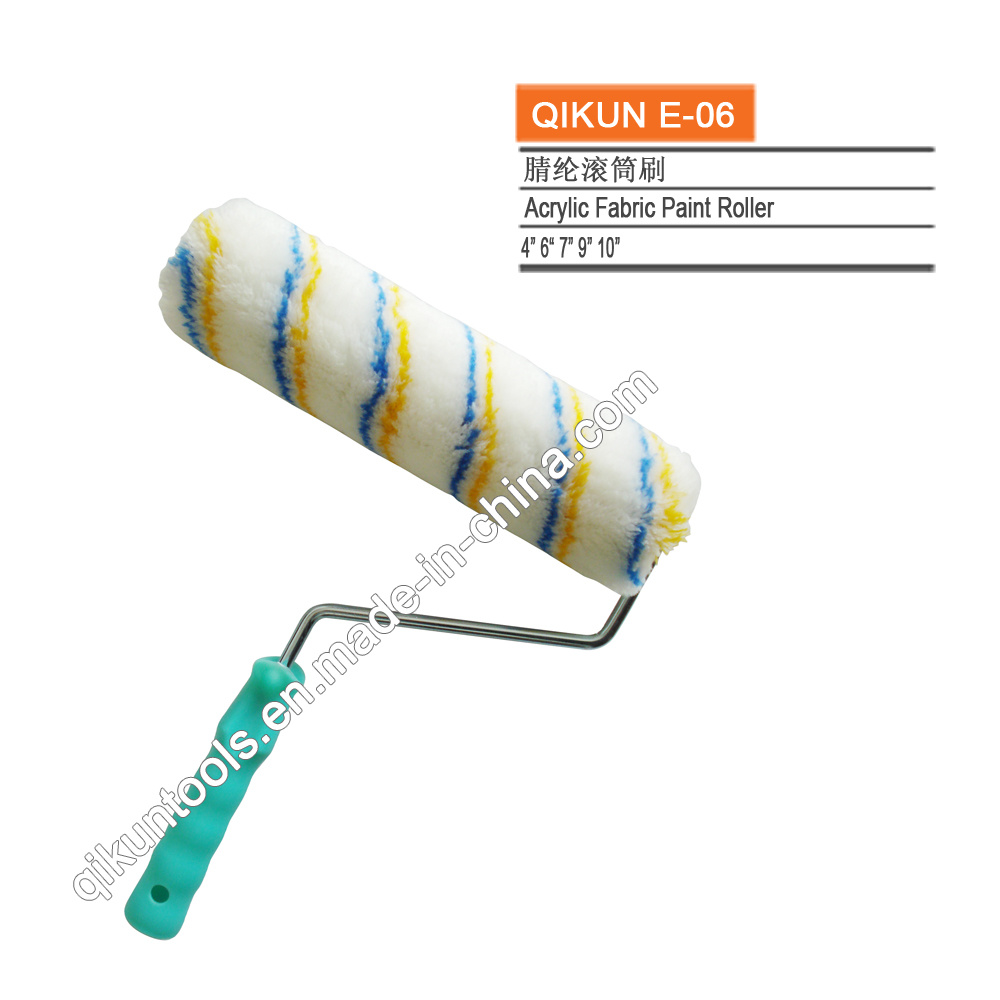 E-06 Hardware Decorate Paint Hand Tools Double Color Wide Strips Paint Roller