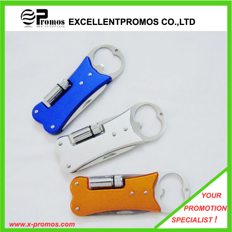 Multifunctional Knife with LED Torch and Bottle Opener (EP-O41136)