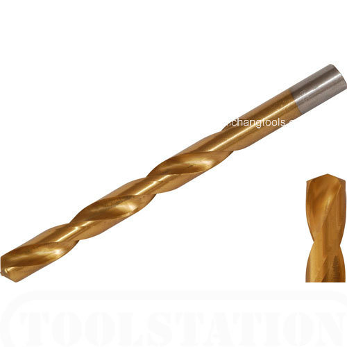 Power Tools of DIN338 HSS Drill Bits with Tin Coated