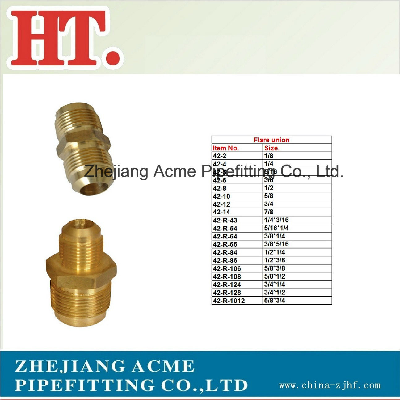 American Brass Flare Union Fitting