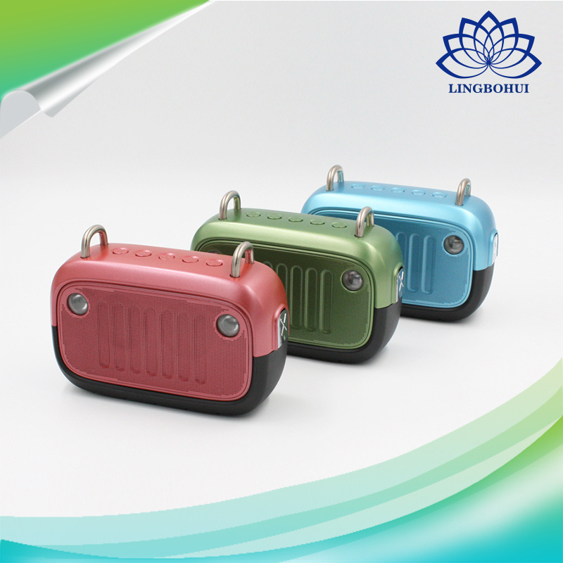FM0163 Retro Handbag Sound Box Bluetooth 4.0 Waterproof Outdoor Speaker
