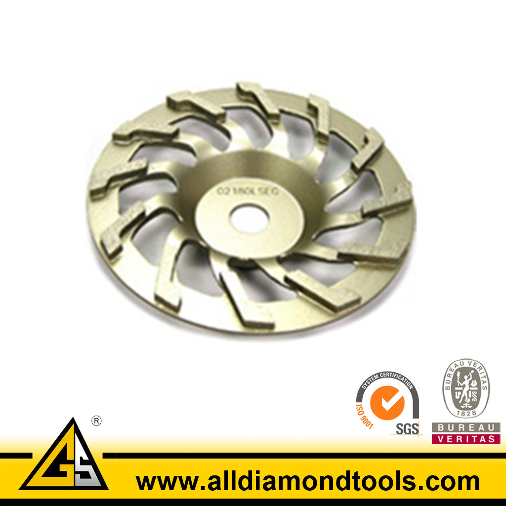 L Segment Metal Bonded Diamond Cup Wheel