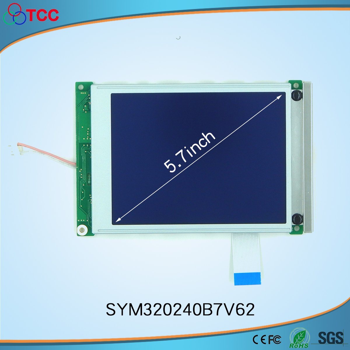 5.7 Inch 320X240b7V62 LCD Display Control with Ra8835ap3n
