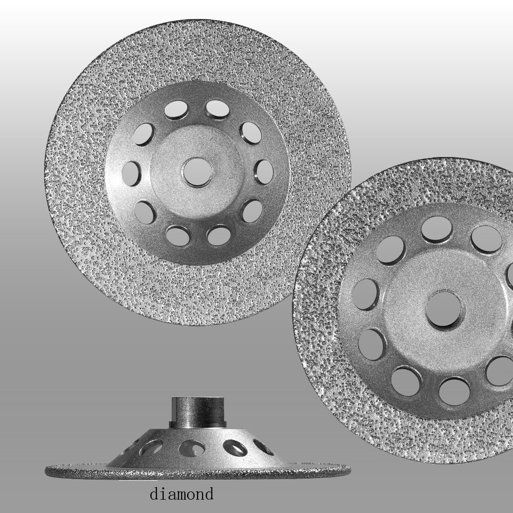Cup Grinding Wheel-Vacuum Brazed Diamond Wheel for Grinding