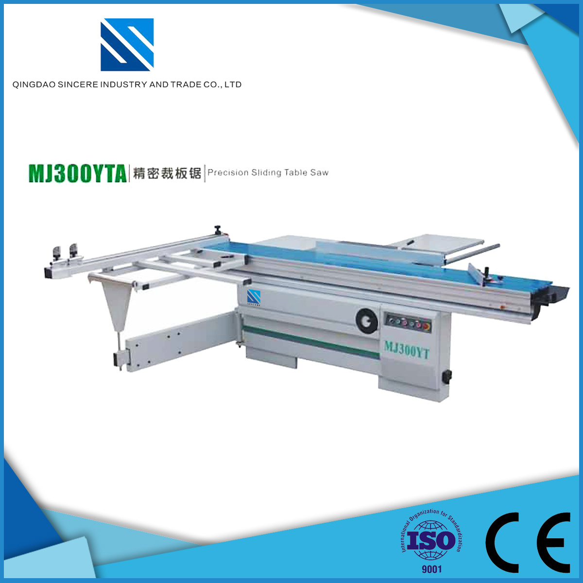 High Quality Woodworking Machinery Precision Sliding Table Saw