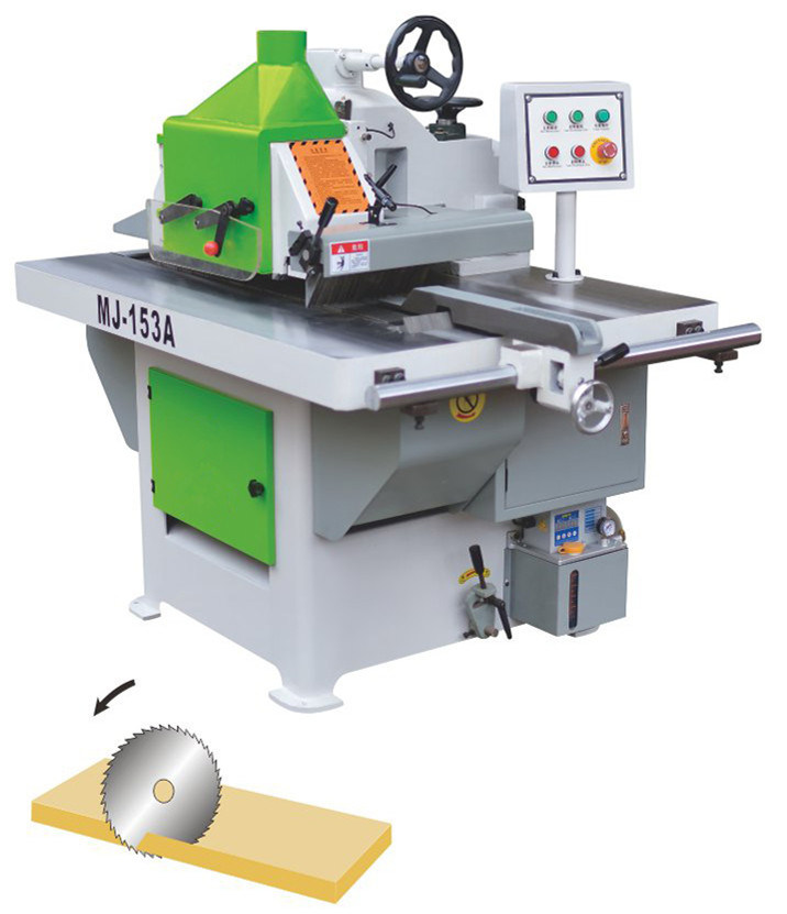 Woodworking Single Blade Straight Line Rip Saw