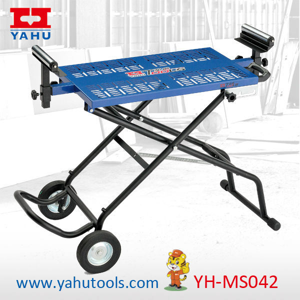 Mobile Portable Rolling Universal Miter Table Saw Stand Miter Saw Support (YH-MS042)