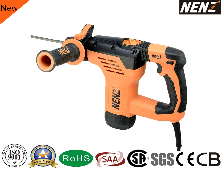Nz30 Rotary Hammer with Hammer Drill, Drill and Chisel Function