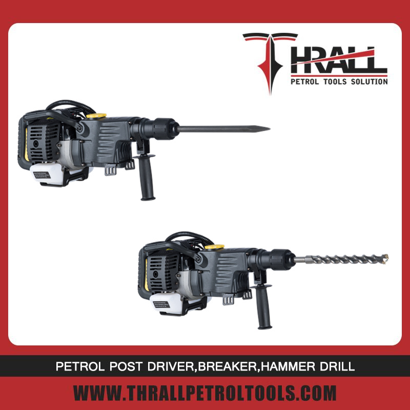 Thrall DHD-58 petrol breaker, rotary hammer with a chisel