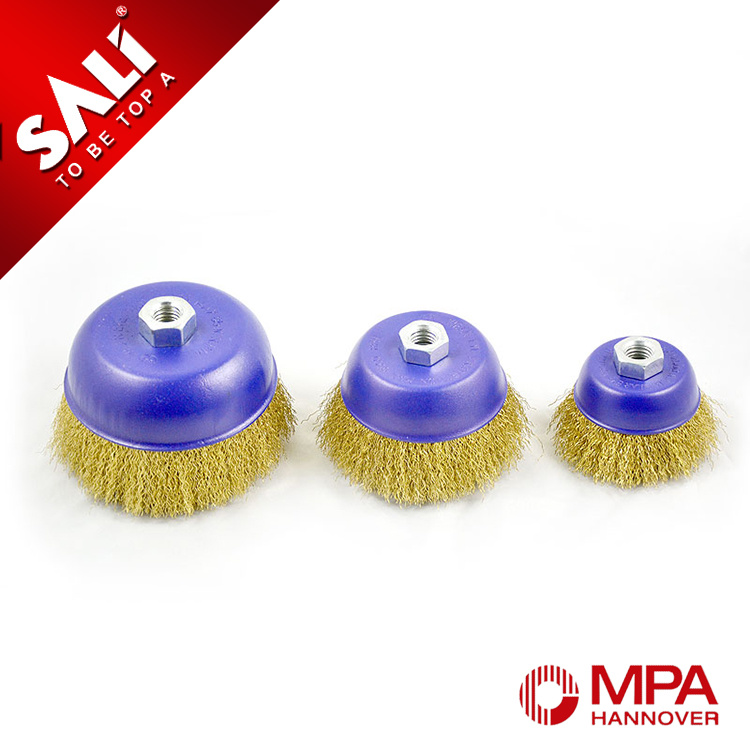 Steel Wire Crimped Cup Brushes with Good Quality