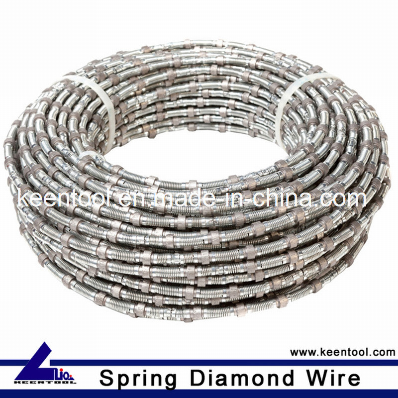 Keen Spring Coating Travertine Cutting Wire for Quarry