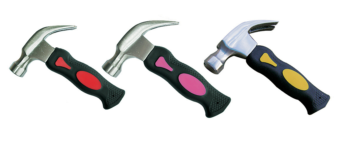 Stubby Claw Hammer with Nonslip ABS/TPR Handle