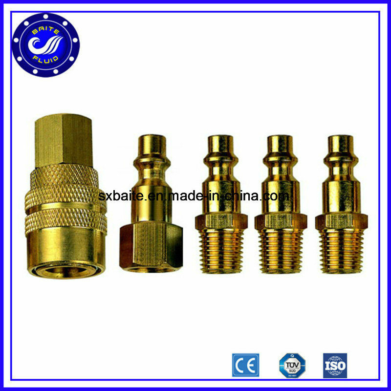 China Brass Pneumatic Air Hose Quick Fittings Quick Connect Male Air Fittings