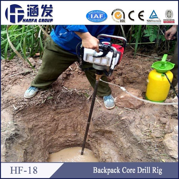 Hf-18 Mineral Field Trips Backpack Core Drilling Machine