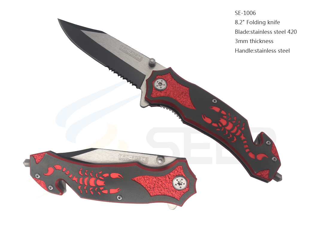 Stainless Steel Folding Knife (SE-1006)