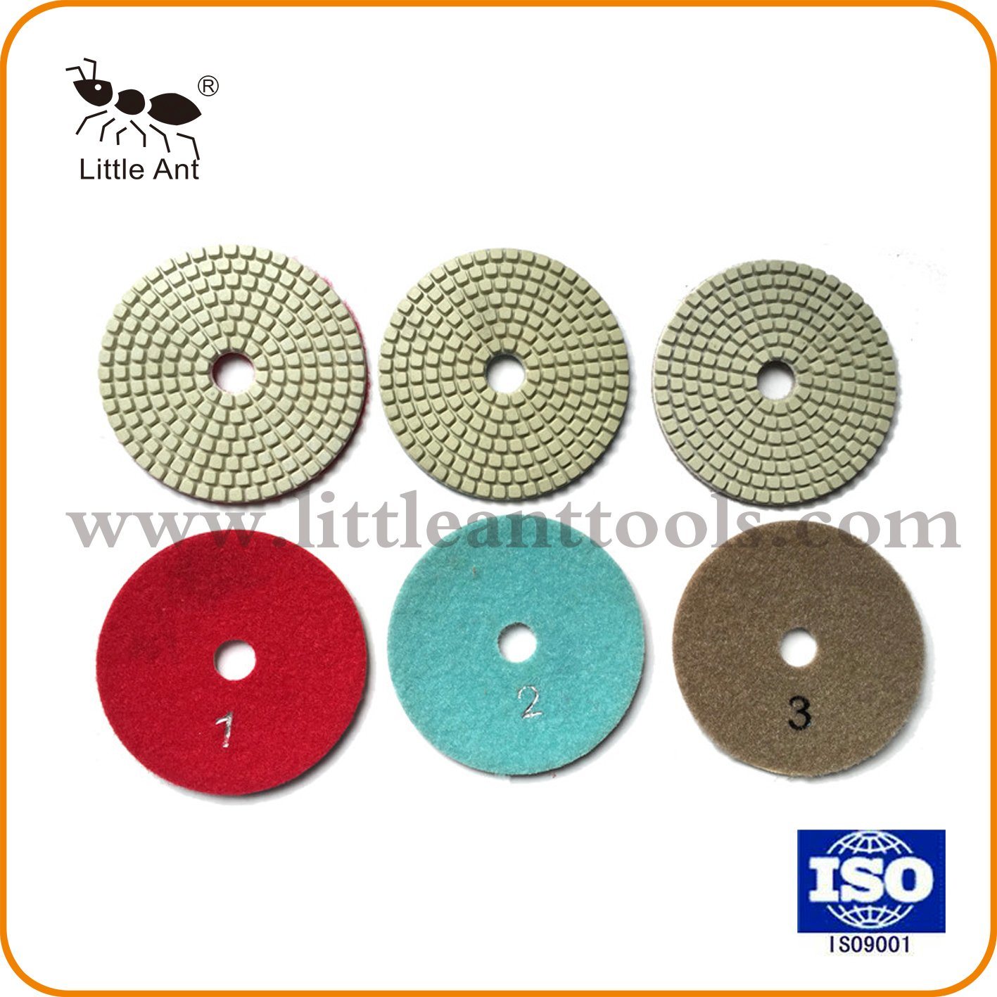 3 Step Diamond Grinding Pad for Stones Mable Granite