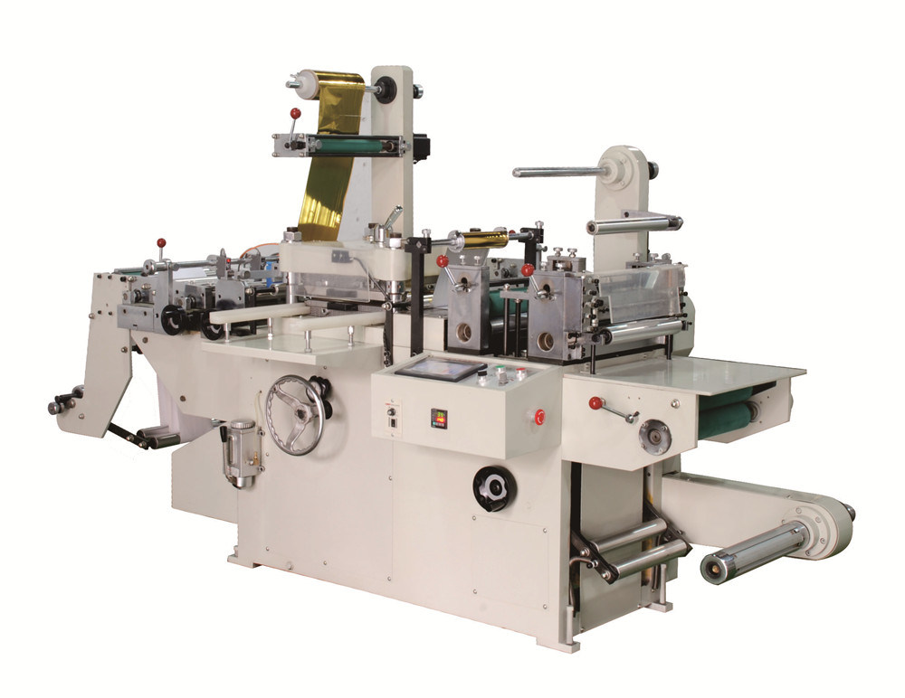 Rtmq-520 Roll to Roll Label Die Cutter machinery with Hot Stamping