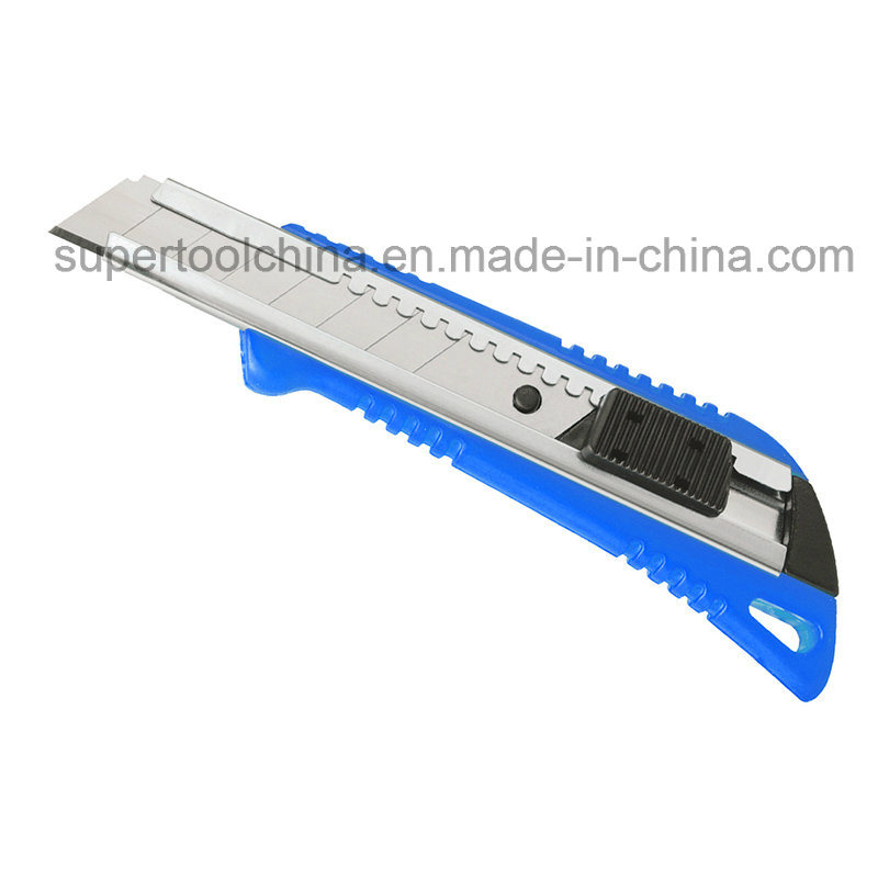 Automatic Blade Lock Utility Knife with 3 Blades (381032)
