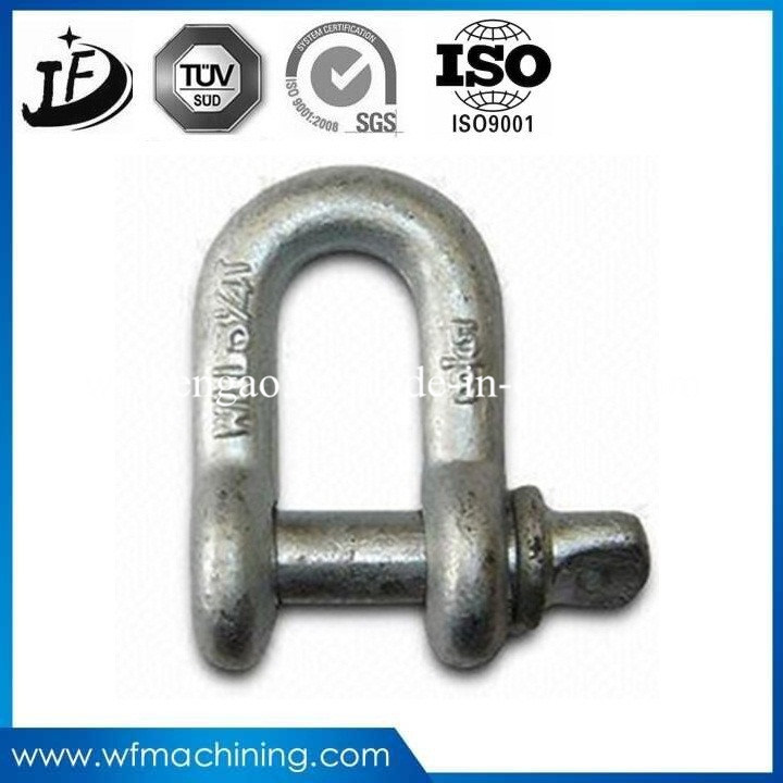 Hot Forging Factory Supply Die Forged Shackles with Galvanizing Treatment