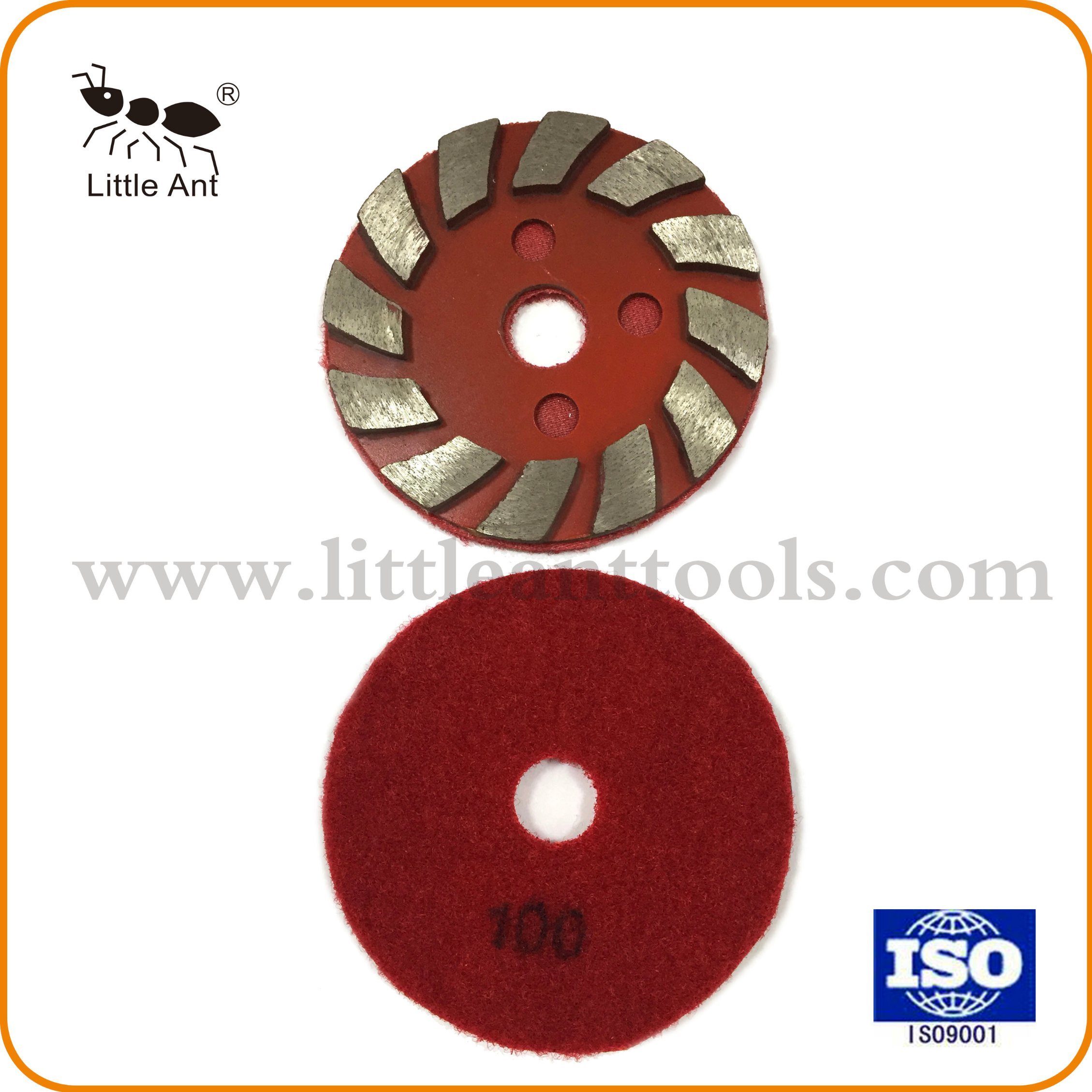 100mm Turbo Diamond Grinding Plate for Concrete Marble