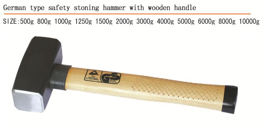 Stone Hammer Good Quality Stoning Hammer with Wooden Handle