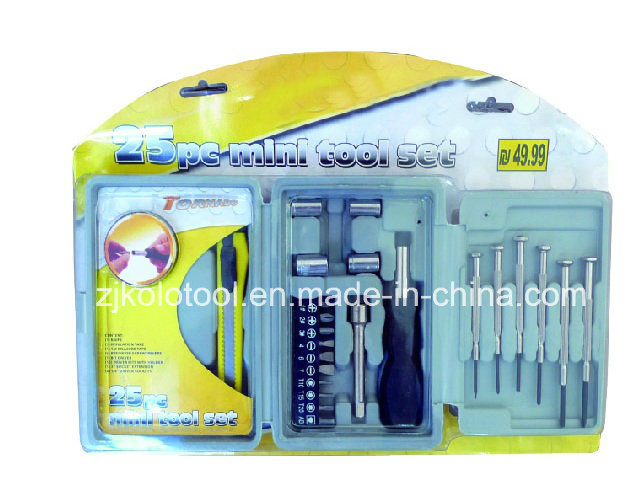 25PC Mini Hand Tool with Socket Set
