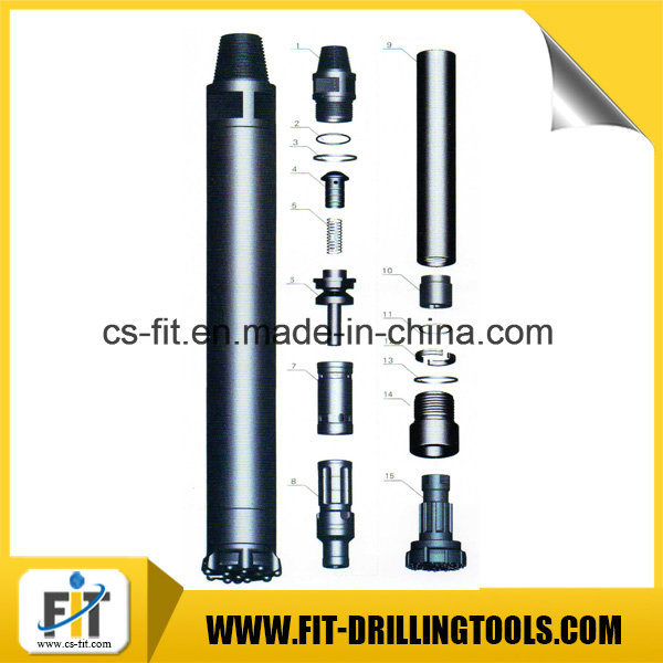 3.5inch High Air Pressure DTH Hammer Without Foot Valve for DHD3.5 Cop32 Br33 Drill Bits