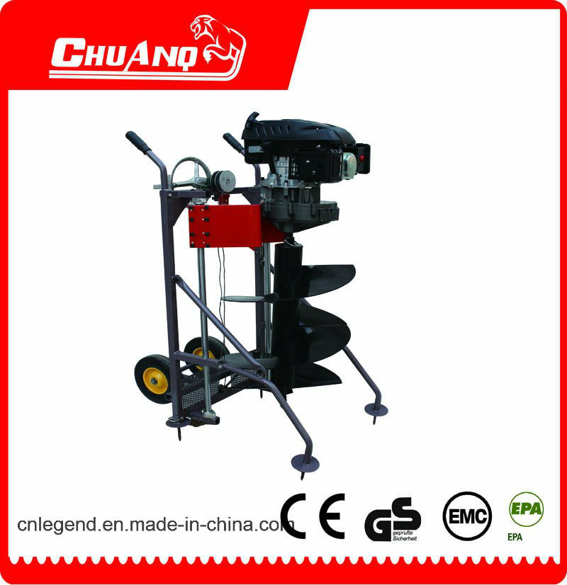 Big Power 173cc Hand Push Earth Auger for Sale with Automatic Machine