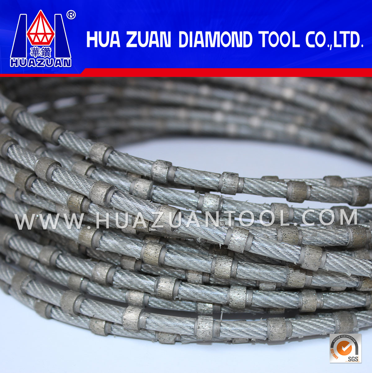 Qualitied Diamond Cutting Wire Saw for Marble Block Squaring