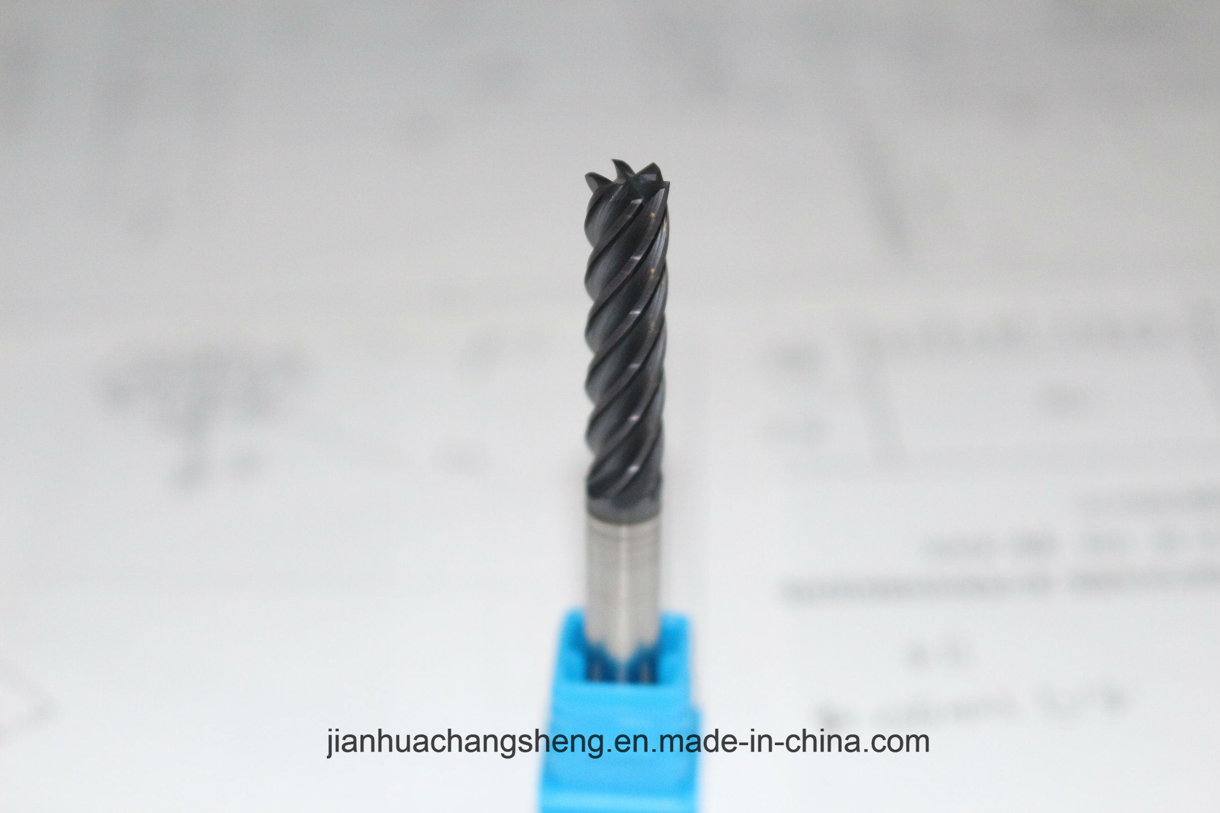 High Precision 6 Flutes Solid Carbide End Mill for Milling Special Metal /Steel/Carbon/Plastic/PVC/Diamond/Titanium/Wood/Special Material
