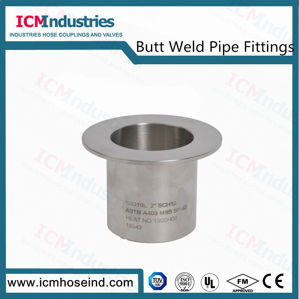 Butt Weld Stainless Steel Stub End Pipe Fittings