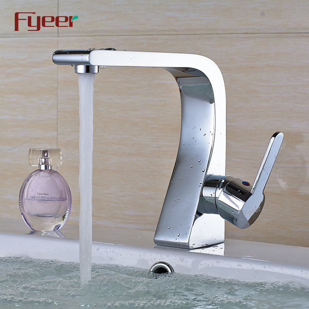 Fyeer 2017 New China Faucet Factory Brass Chrome Plated Basin Faucet