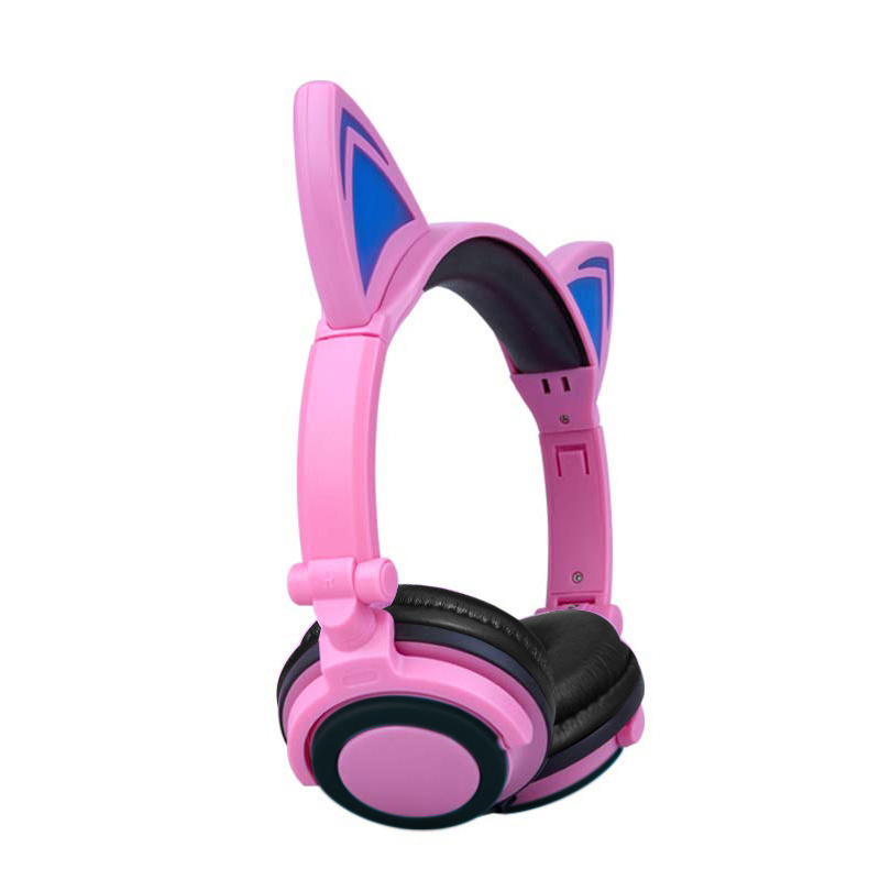 Stylish LED Light Glowing Wired Headphone for Kids