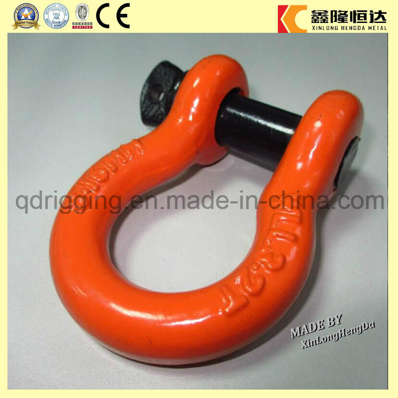 Us Hot Dipped Galvanized Bolt Type Forged D Shackle Price