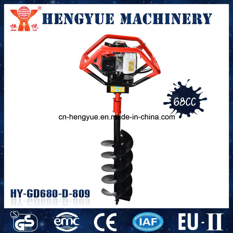 Big Powerful and High Efficient Ground Drill 68cc