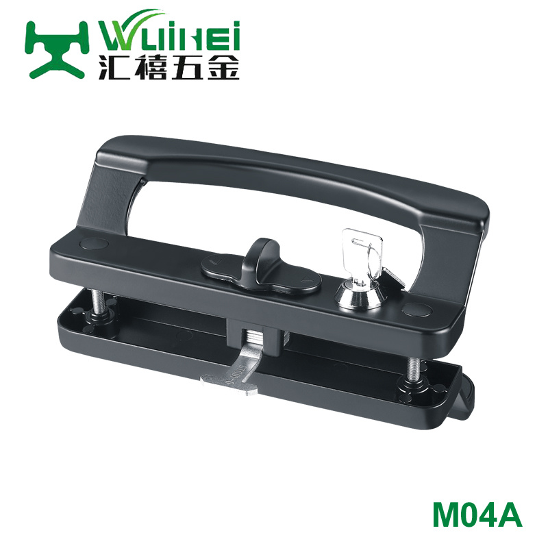 New Product High Quality Zinc Alloy Sliding Door Handle Lock Made in China (M04A)