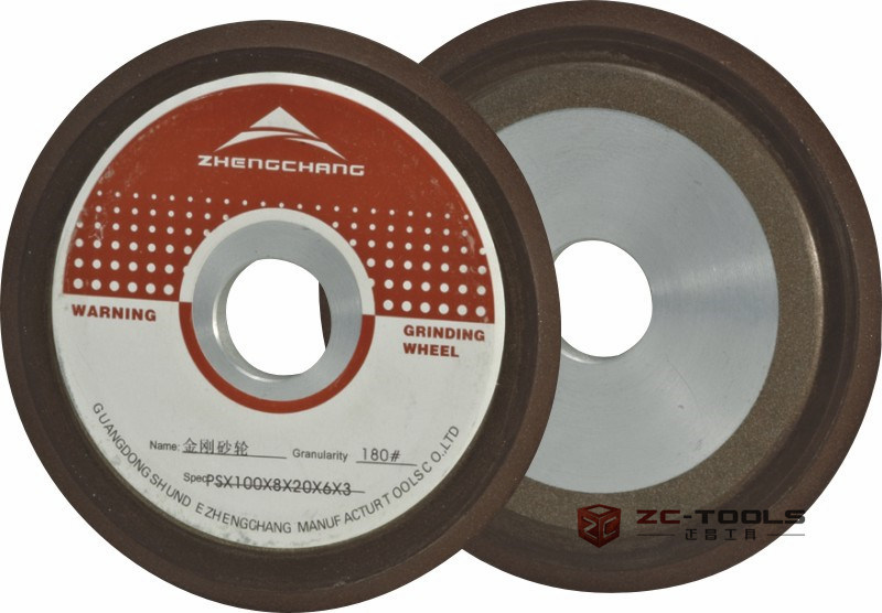 Zc Double Oblique Edge Aluminum Core Diamond Grinding Wheel (E01008)