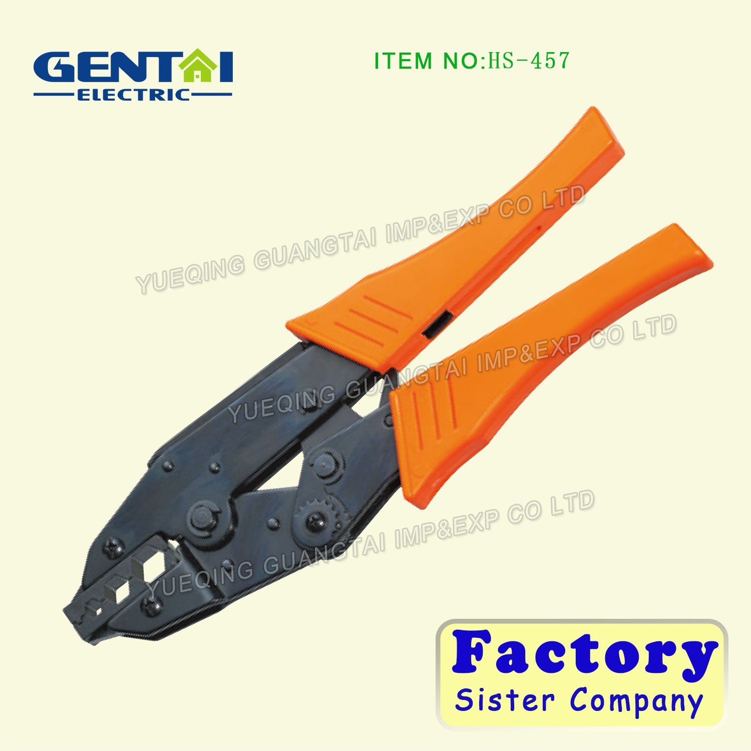 Insulated Wire End-Sleeve Plier Terminal Ratchet Cable Crimping Pliers