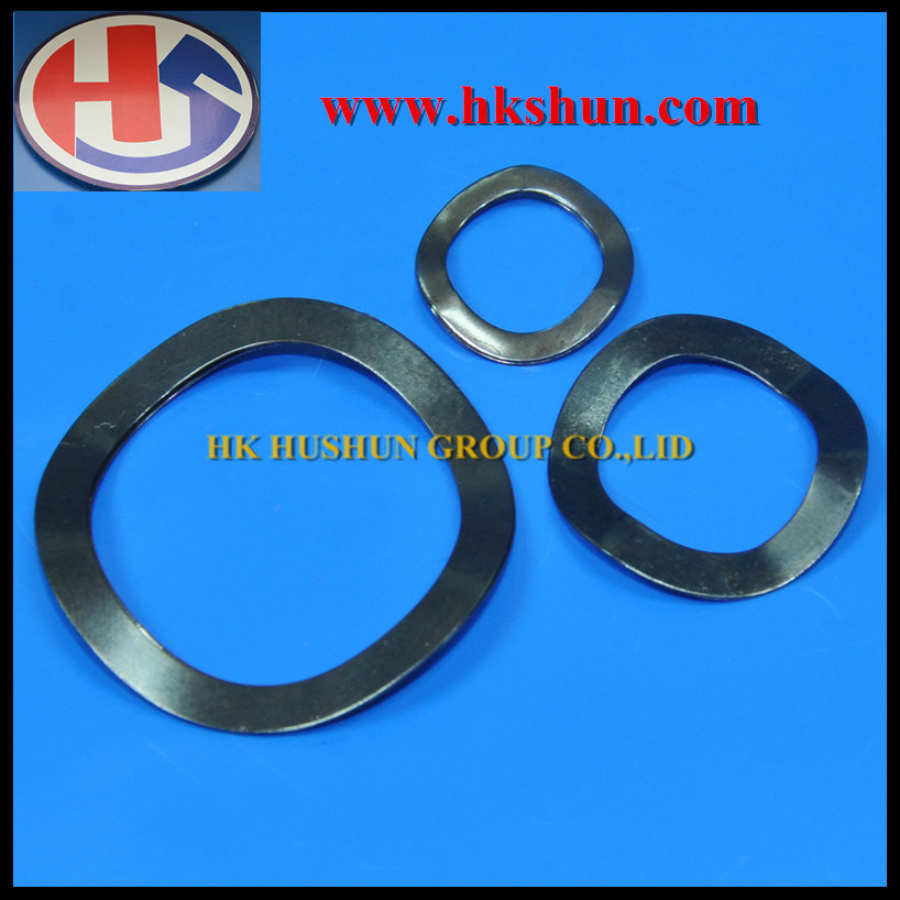 Wave Spring Washer with Black Zinc Plating (HS-SW-006)