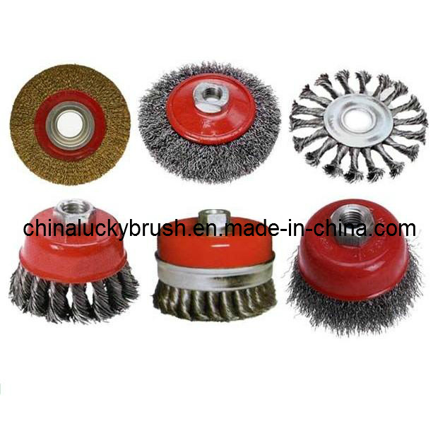 Steel Wire/Brass Wire Wheel Brush for Grinding (YY-335)